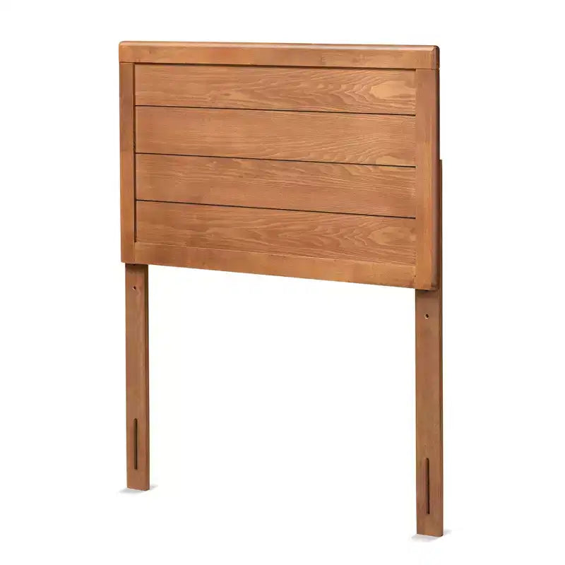 Twin Seren Wood Headboard Walnut - Baxton Studio: Sturdy, Inset Paneling, Bedroom Furniture