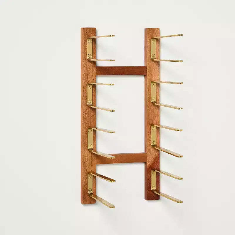 15" Wall Mounted Wood Book Rack - Hearth & Hand™ with Magnolia
