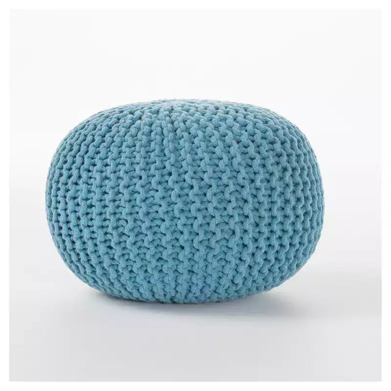 Moro Handcrafted Modern Cotton Pouf - Christopher Knight Home