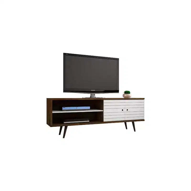 Liberty 2 Shelves and 2 Doors TV Stand for TVs up to 60 - Manhattan Comfort