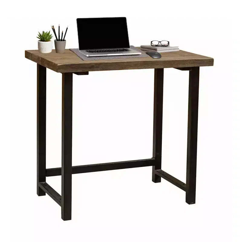 Pomona Metal and Solid Wood Desk - Alaterre Furniture