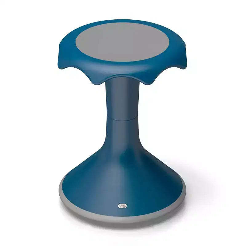VS America Hokki Stool Flexible Ergonomic Seating- 18 Blue