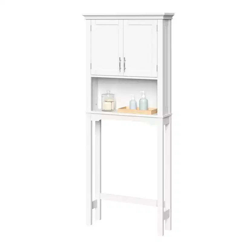 RiverRidge Somerset Over the Toilet Bathroom Spacesaver Wall Medicine Storage Cabinet with Adjustable Shelf