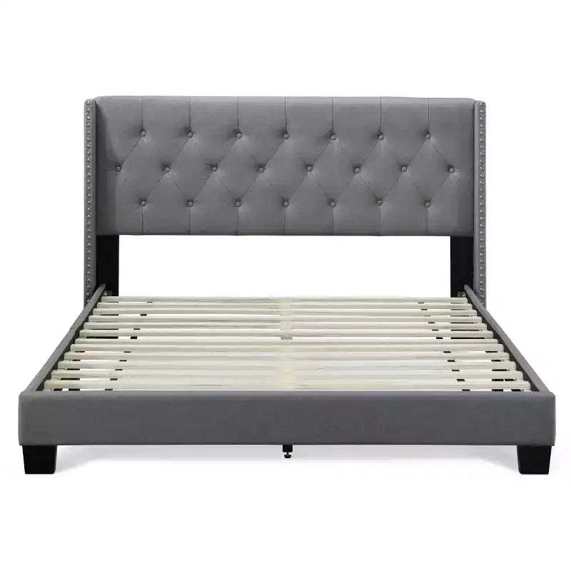 Adler Upholstered Bed - Finch
