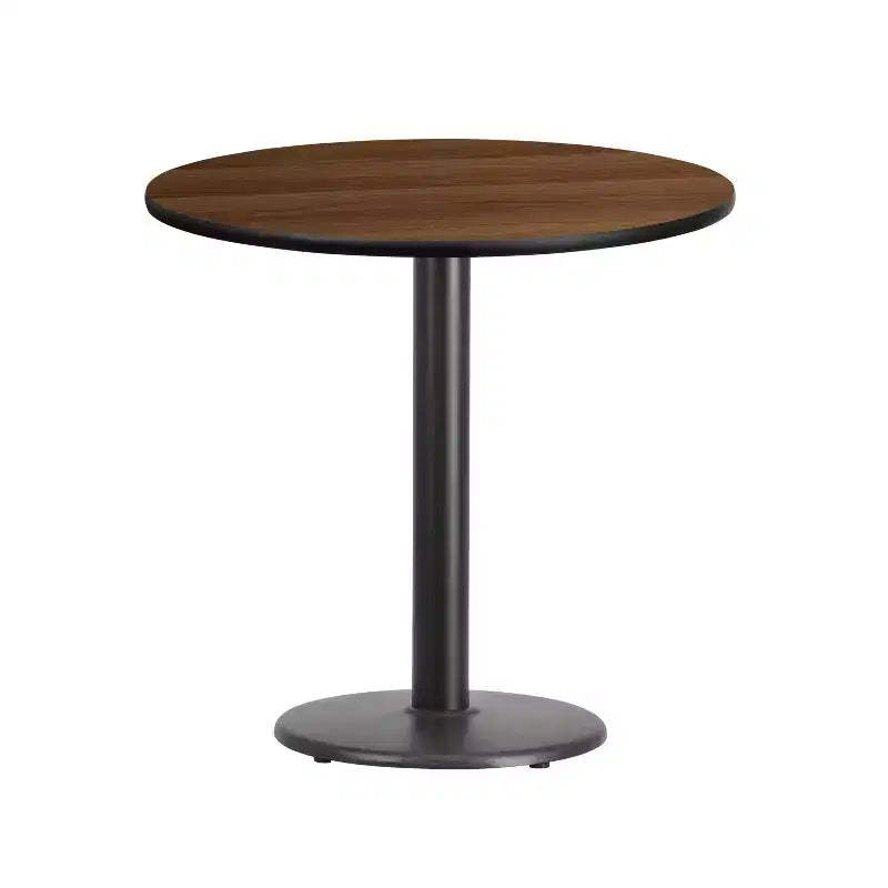 Emma and Oliver 30 Round Laminate Table Top with 18 Round Table Height Base