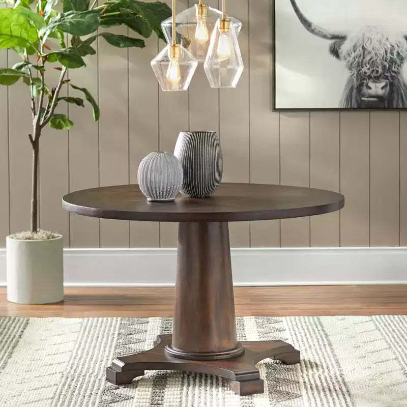 Buylateral Atwood Round Pedestal Base Dining