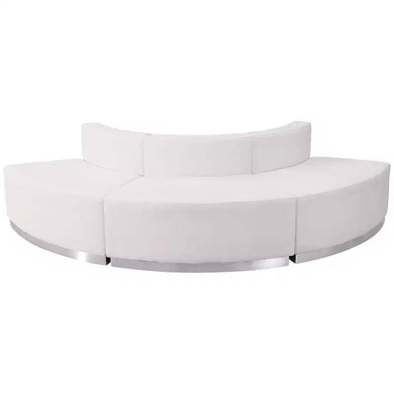 Flash Furniture HERCULES Alon Series LeatherSoft Reception Configuration, 3 Pieces
