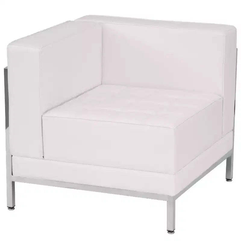 Flash Furniture HERCULES Imagination Series Contemporary Modular Left Corner Chair with Quilted Tufted Seat and Encasing Frame