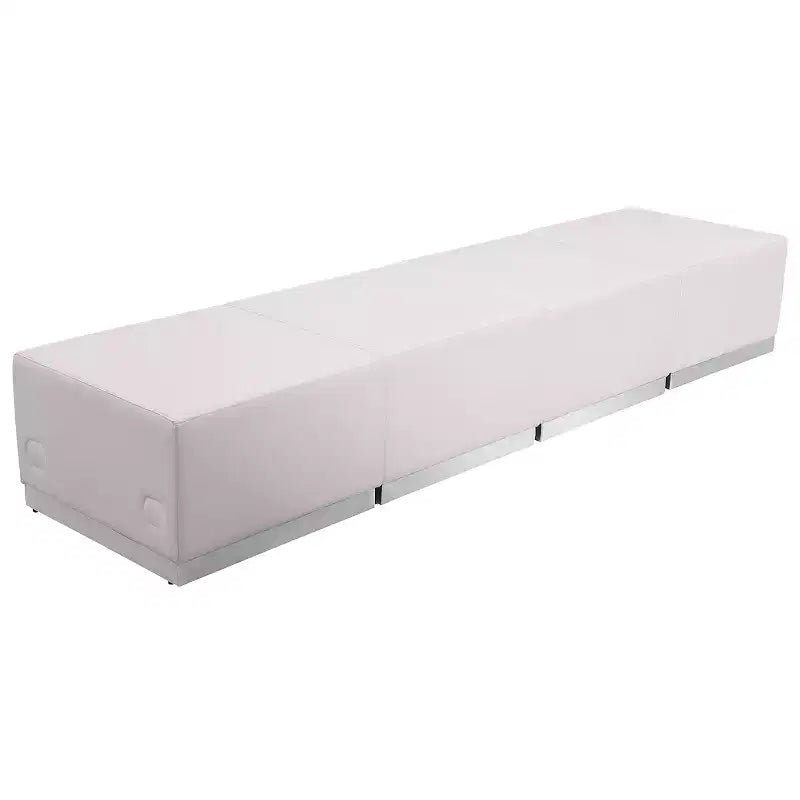 Emma and Oliver Leather Reception Configuration, 4 Pieces