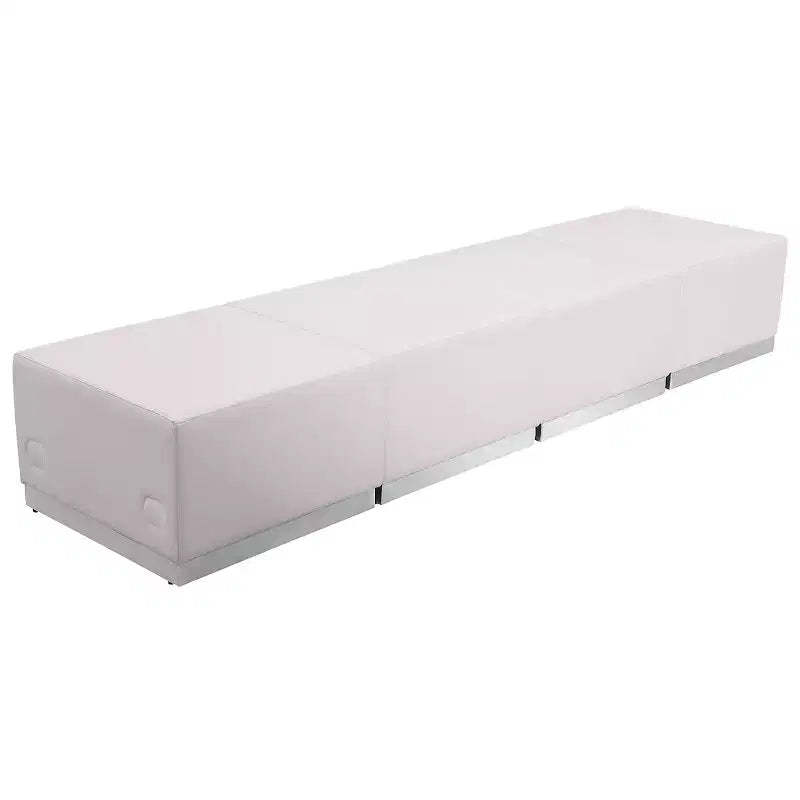 Emma and Oliver Leather Reception Configuration, 4 Pieces
