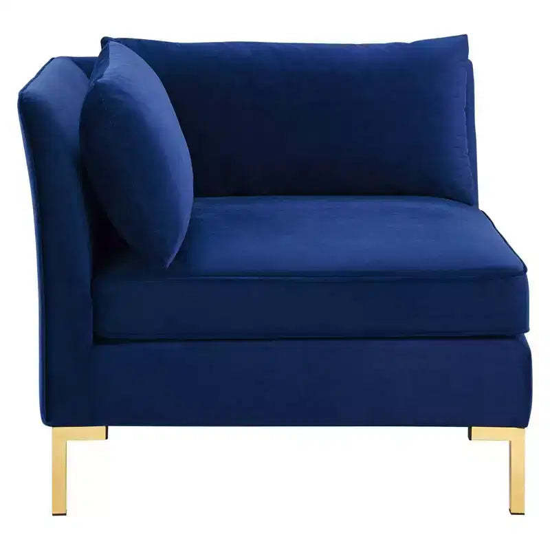 Ardent Performance Velvet Sectional Sofa Corner Chair - Modway