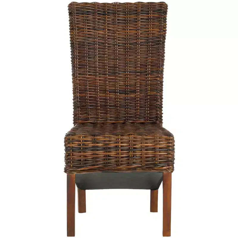 Ridge Side Chair - Set of 2 - FOX6523 - Pecan Brown - Safavieh Couture