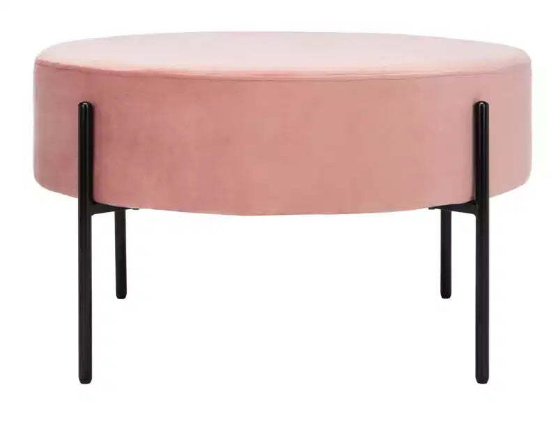Lisbon Round Cocktail Ottoman - OTT6203 - Safavieh