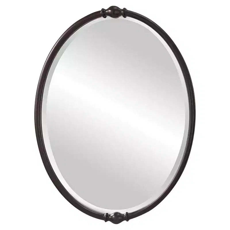 Generation Lighting Dannis 32 3/4 Oil-Rubbed Bronze Oval Wall Mirror