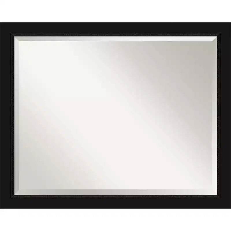 Avon Framed Bathroom Vanity Wall Mirror Black - Amanti Art