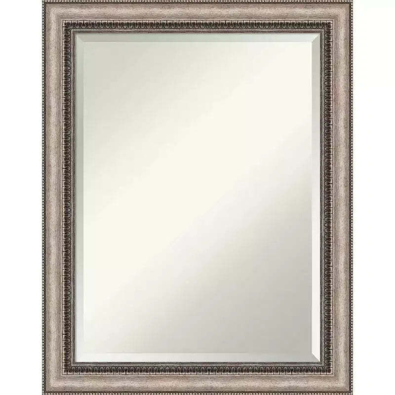 Lyla Ornate Framed Bathroom Vanity Wall Mirror Silver - Amanti Art