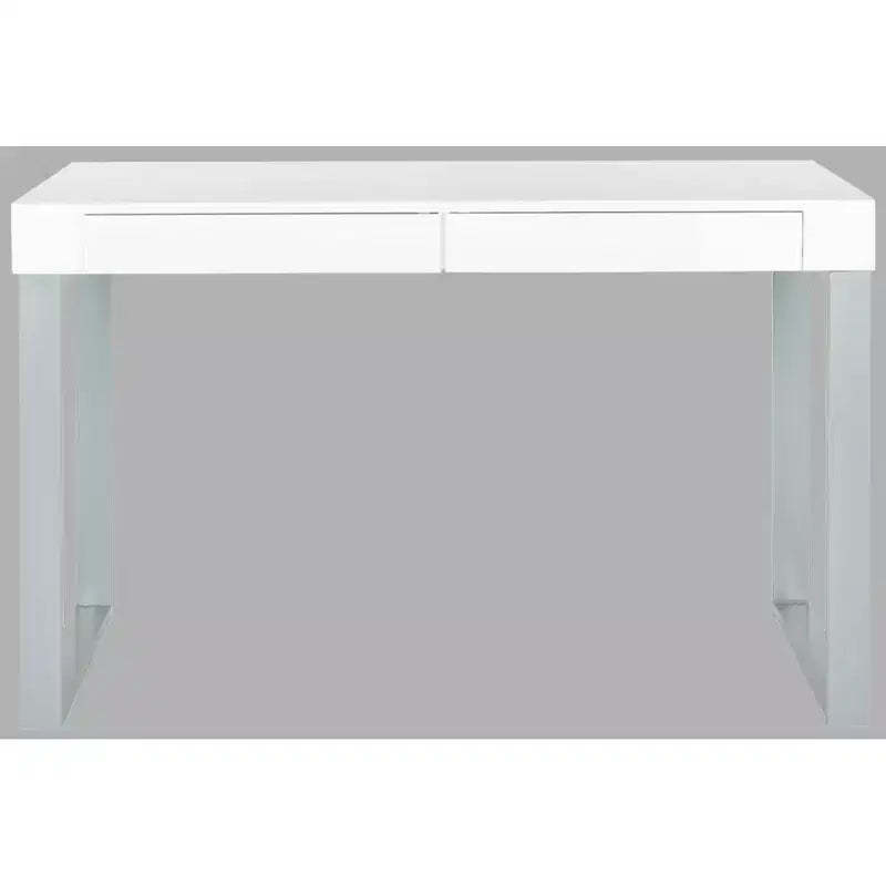 Barton Desk - FOX2206 - White/Grey - Safavieh Couture