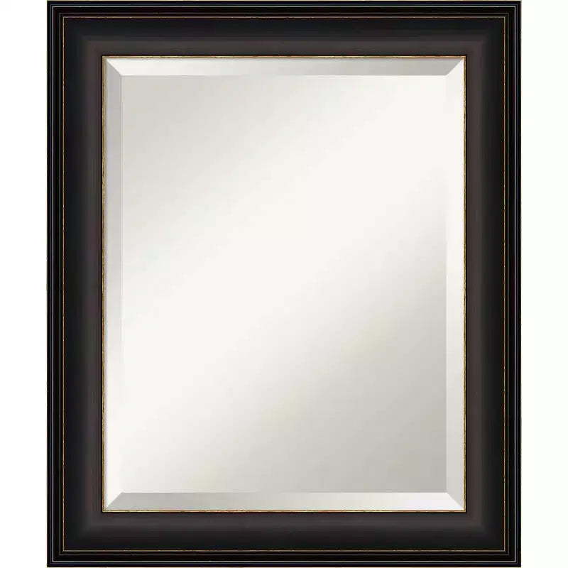Trio Oil Rubbed Framed Bathroom Vanity Wall Mirror Bronze - Amanti Art