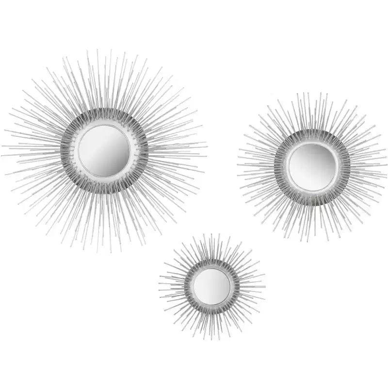 Sunburst Triptych Mirror (Set Of 3) - Safavieh