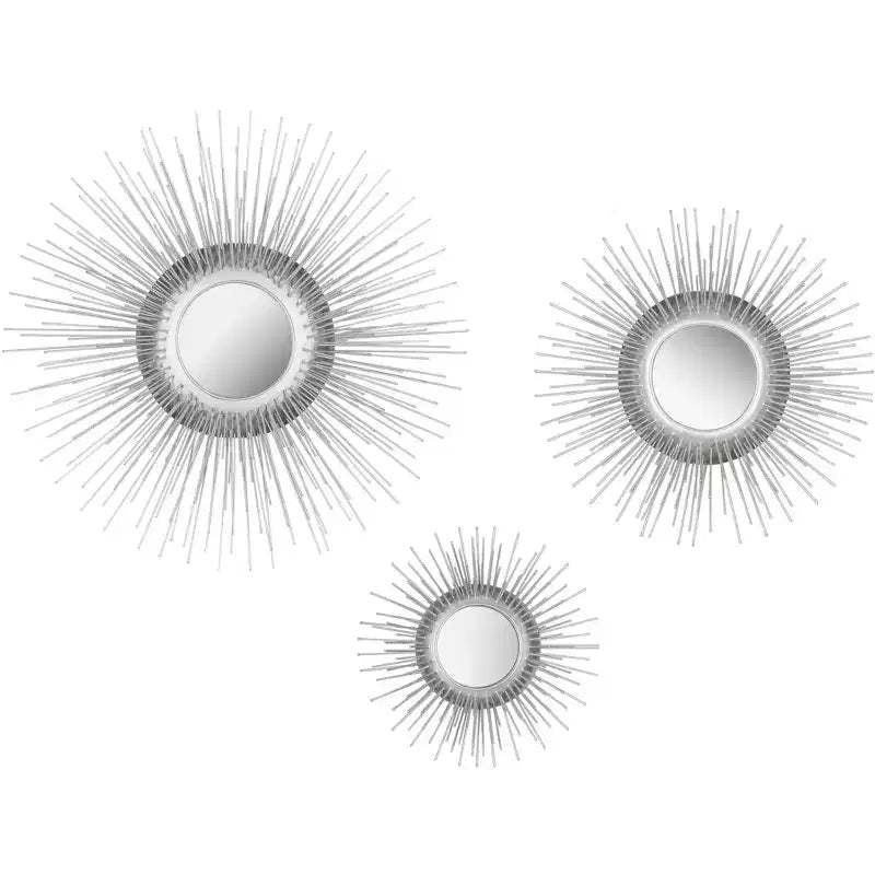 Sunburst Triptych Mirror (Set Of 3) - Safavieh
