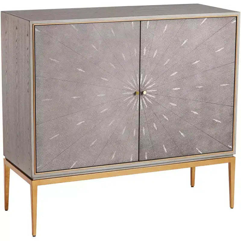 55 Downing Street Tate 39 1/2 Wide 2-Door Gray Wood Modern Accent Chest