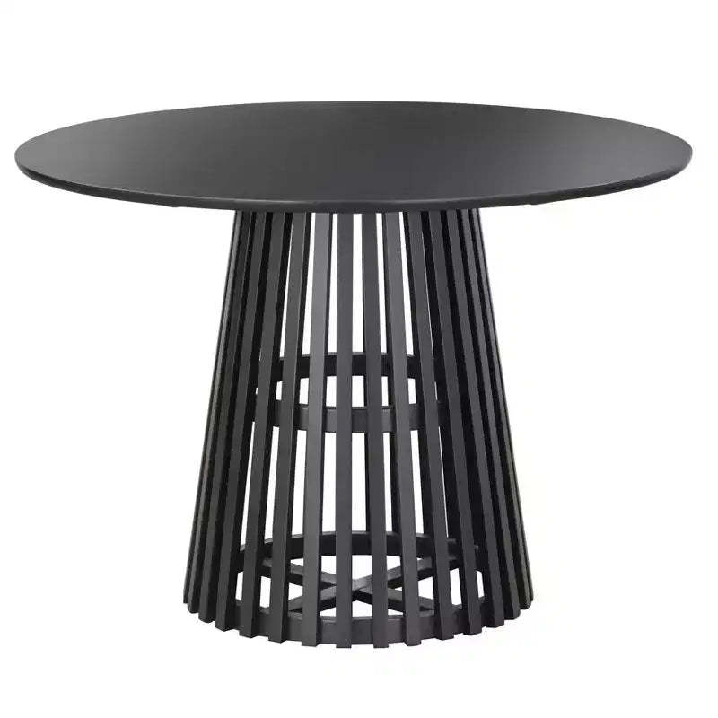 Lifestorey Pavia Mid Century Modern Round Pedestal Base Dining Table