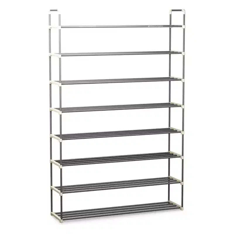 Hastings Home 8-Tier Shoe Storage Rack - Room for 48 Pairs of Shoes, 60.6 x 11.8 x 40.9