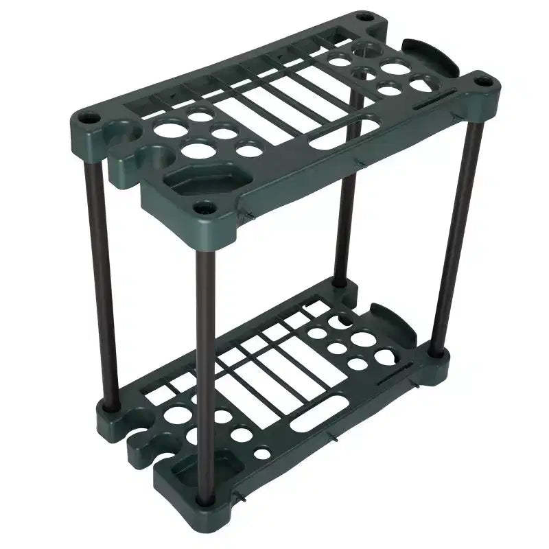 Fleming Supply Compact Utility Garden Tool Storage Rack  23 x 12.5 x 24