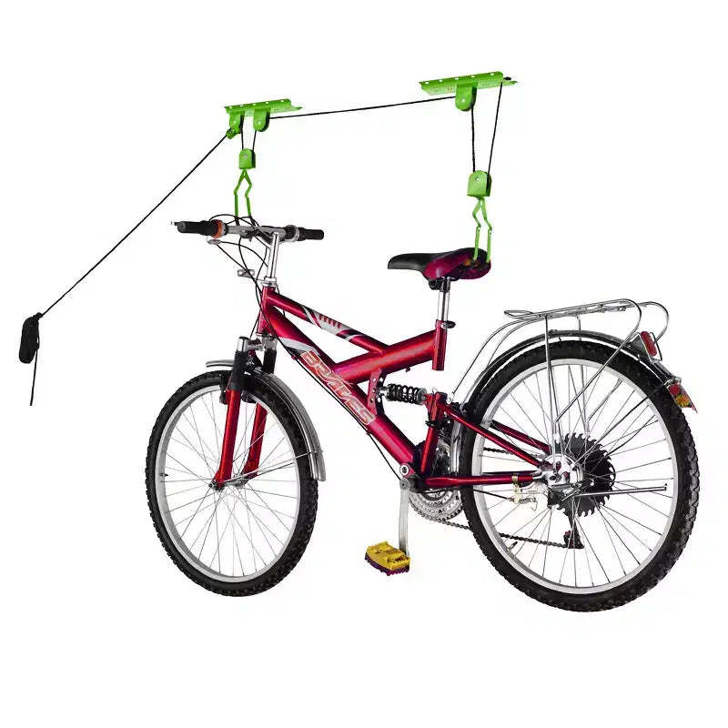 Rad Sportz Bike Hanger - Garage Ceiling Storage Pulley System for Bicycles