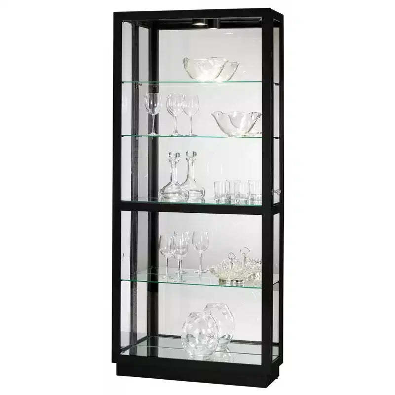 Howard Miller 680572 Jayden Iii Curio Cabinet 680572 Gloss Black