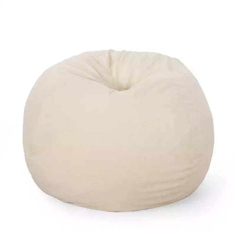 5' Newalla Modern Shearling Bean Bag - Christopher Knight Home