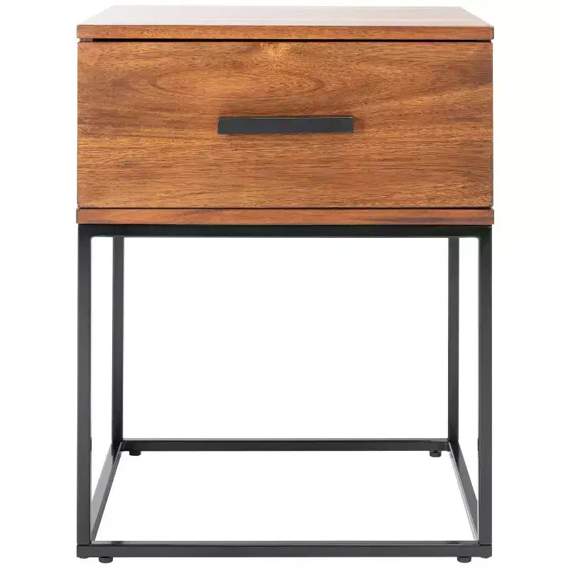 Marquise 1 Drawer Nightstand - NST5005 - Brown - Safavieh