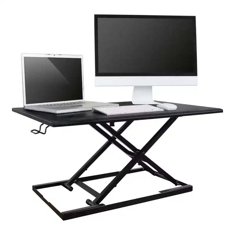 Stand Up Desk Store AirRise Adjustable Height Standing Desk Converter Monitor Stand