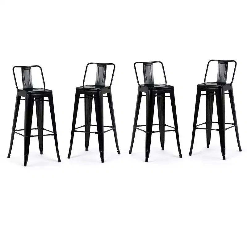 Set of 4 Josephine Metal Counter Height Barstools - WyndenHall