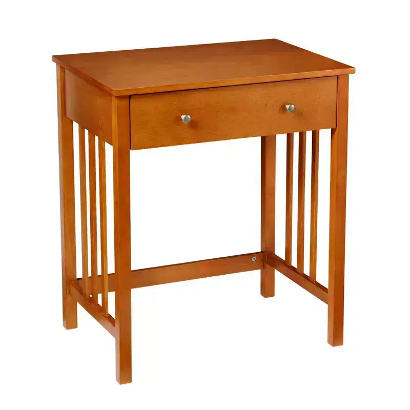 Breighton Home Repose Mission Style Desk with Slide-Out Keyboard Drawer