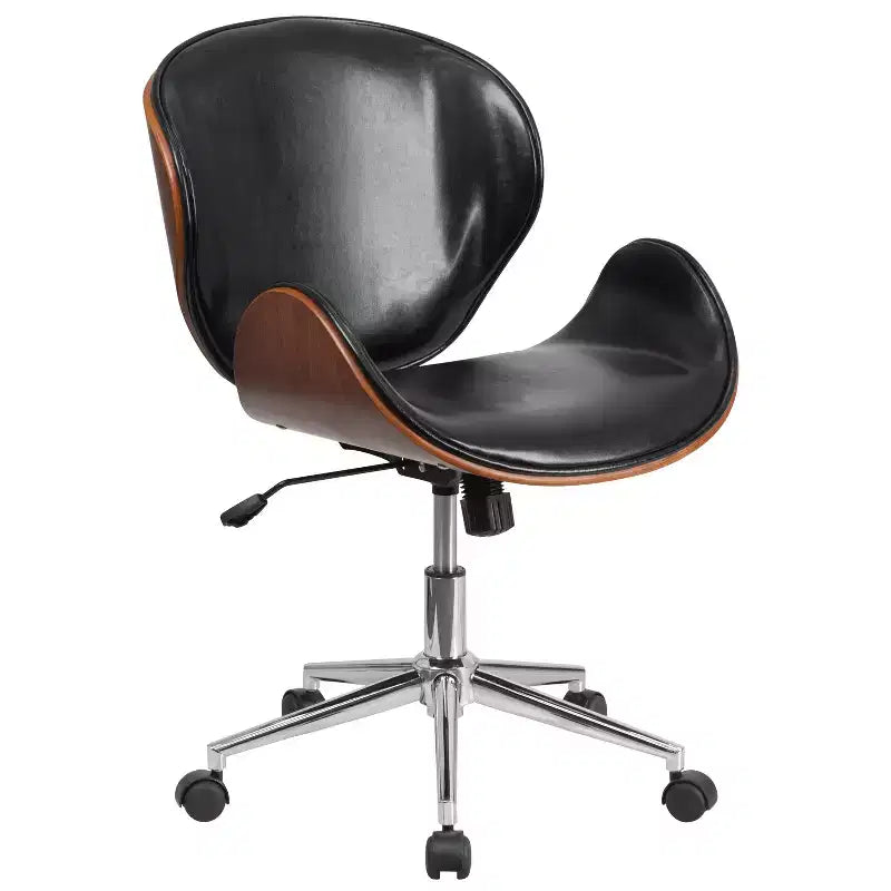 Merrick Lane Office Chair Mid-Back Ergonomic Executive Swivel Office Chair With Tilt-Lock and Tilt Tension Controls