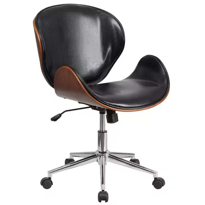 Merrick Lane Office Chair Mid-Back Ergonomic Executive Swivel Office Chair With Tilt-Lock and Tilt Tension Controls