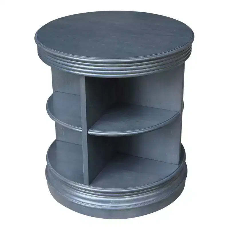Library Round End Table - International Concepts
