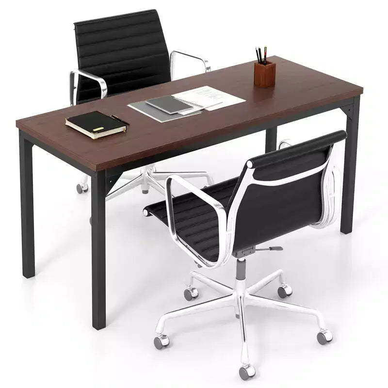 Costway 55 Conference Table Office Computer Study Desk Metal Base Meeting Room