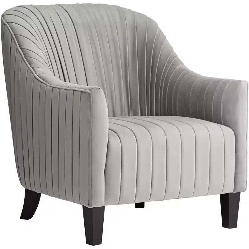 55 Downing Street Liam Gray Pleated Occasional Chair