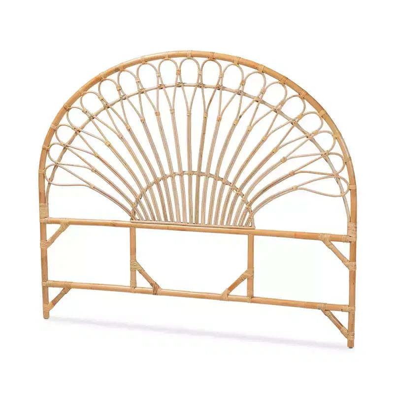 Devereaux Rattan Headboard Natural/Brown - bali & pari