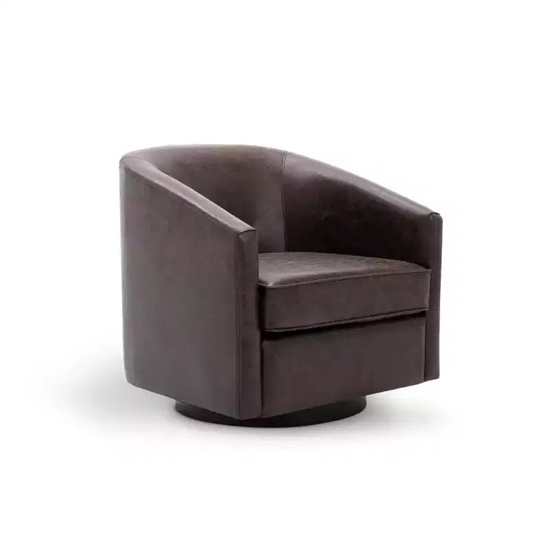 eLuxury Swivel Barrel Chair
