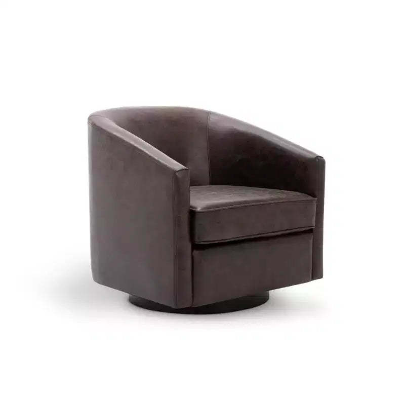 eLuxury Swivel Barrel Chair