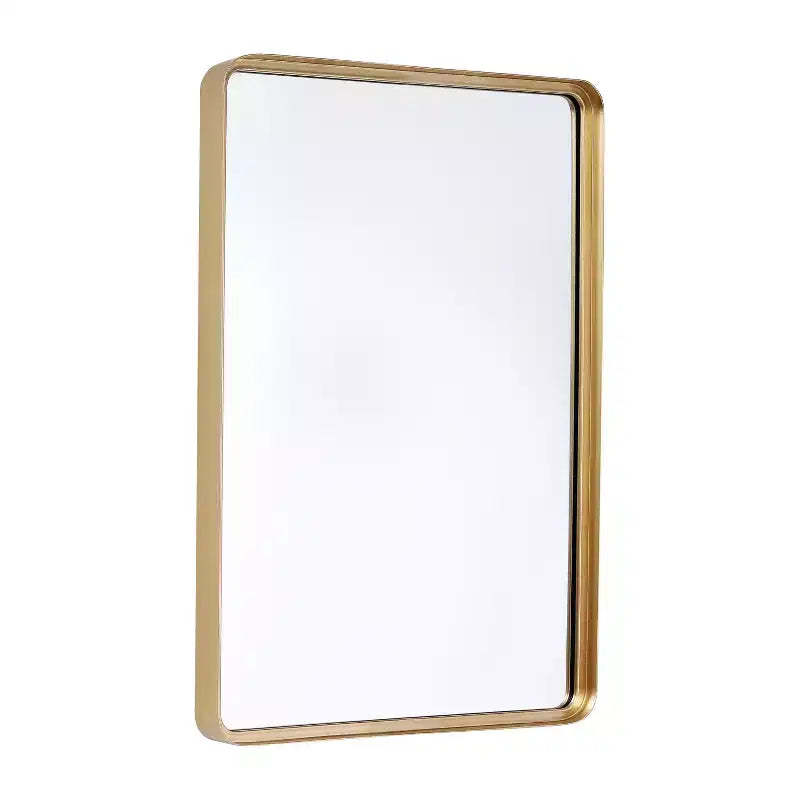 Emma and Oliver Wall Mirror with Silver Backing for Clarity and Shatterproof Glass for Entryways, Bathrooms & More