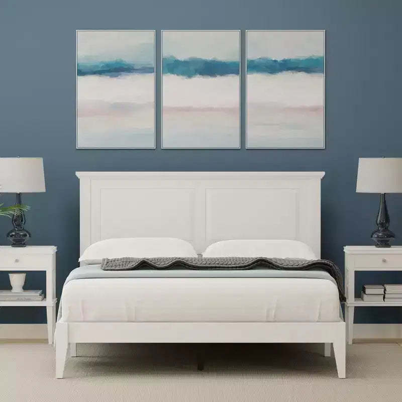 Glenwillow Home Cottage Style Solid Wood Platform Bed