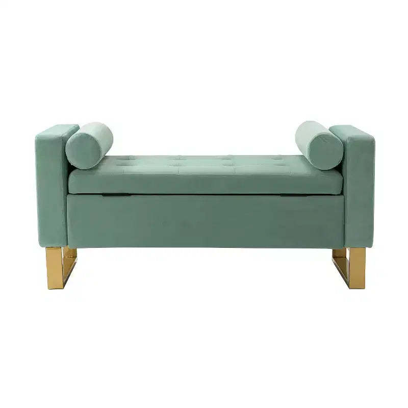 Rita 50.4 Wide Storage Bench| ART OF LIVING DESIGNS-SAGE
