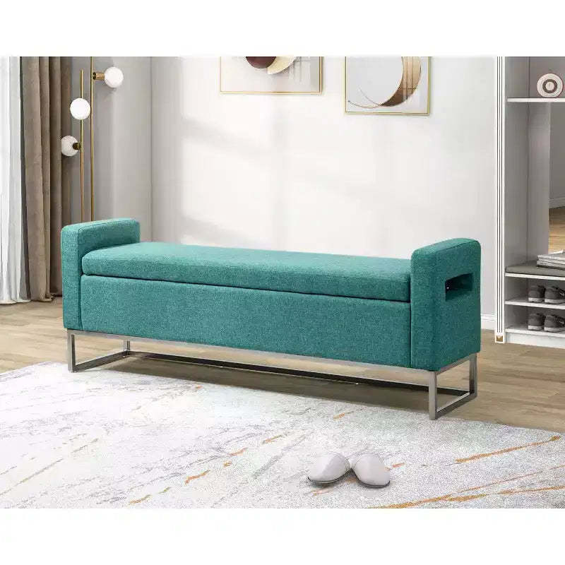 Jorge 59.1 Wide Storage Bench| ART OF LIVING DESIGNS