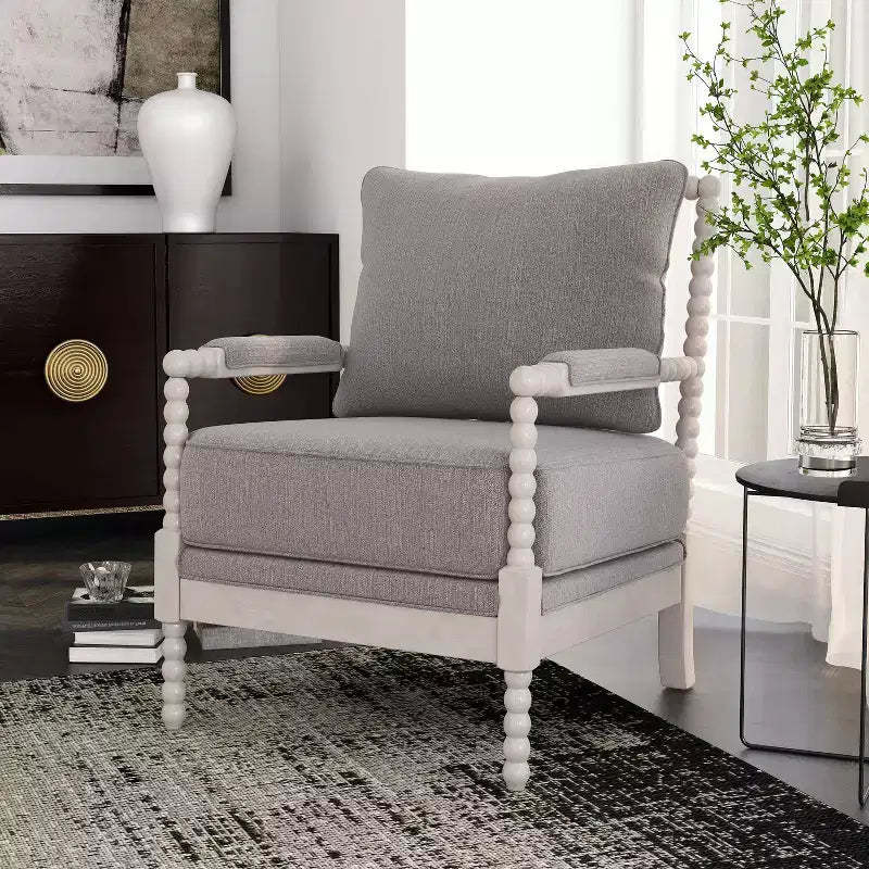 Weslake Villa Farmhouse Accent Armchair - HOMES: Inside + Out