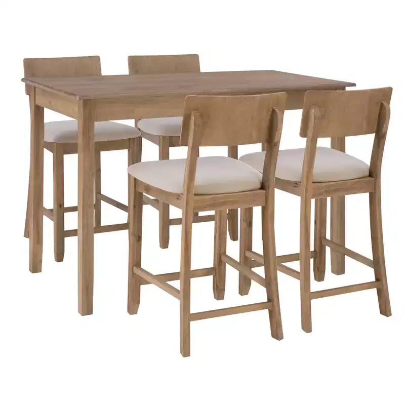 5pc Jordan Tavern Counter Height Dining Set - Linon