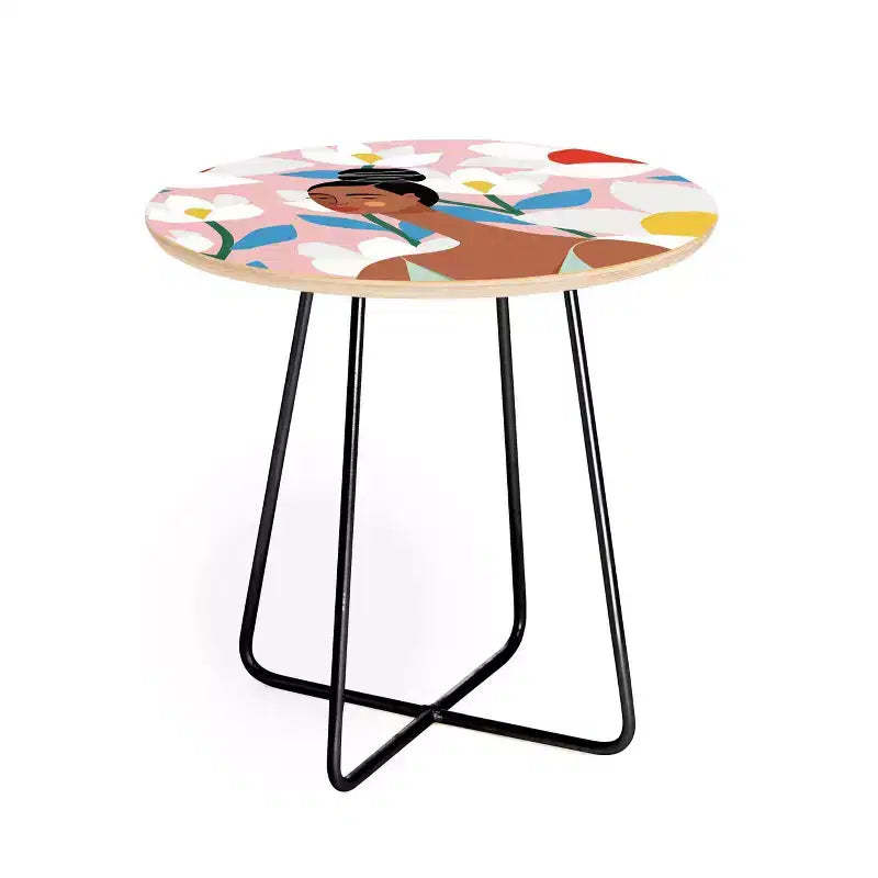 Maritza Lisa Boho Top Knot Side Table - Deny Designs